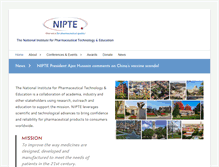 Tablet Screenshot of nipte.org